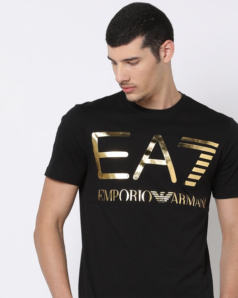 Buy Black Tshirts for Men by EA7 Emporio Armani Online 