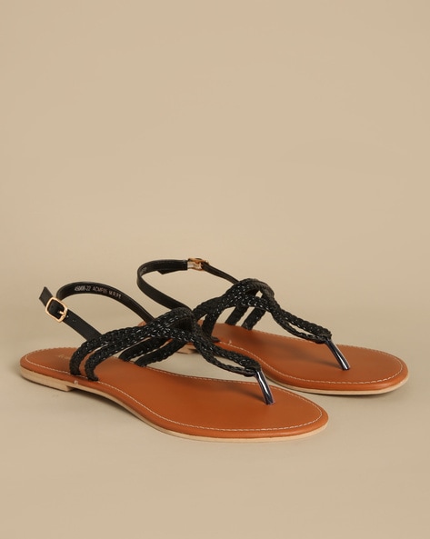 The Original | Black Leather Adjustable Strap Sandal – Jerusalem Sandals