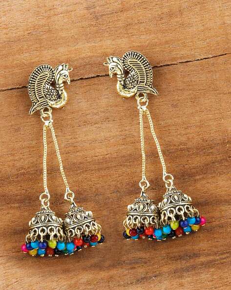 ZEVAR I Kundan Jhumka Earrings – Zevar