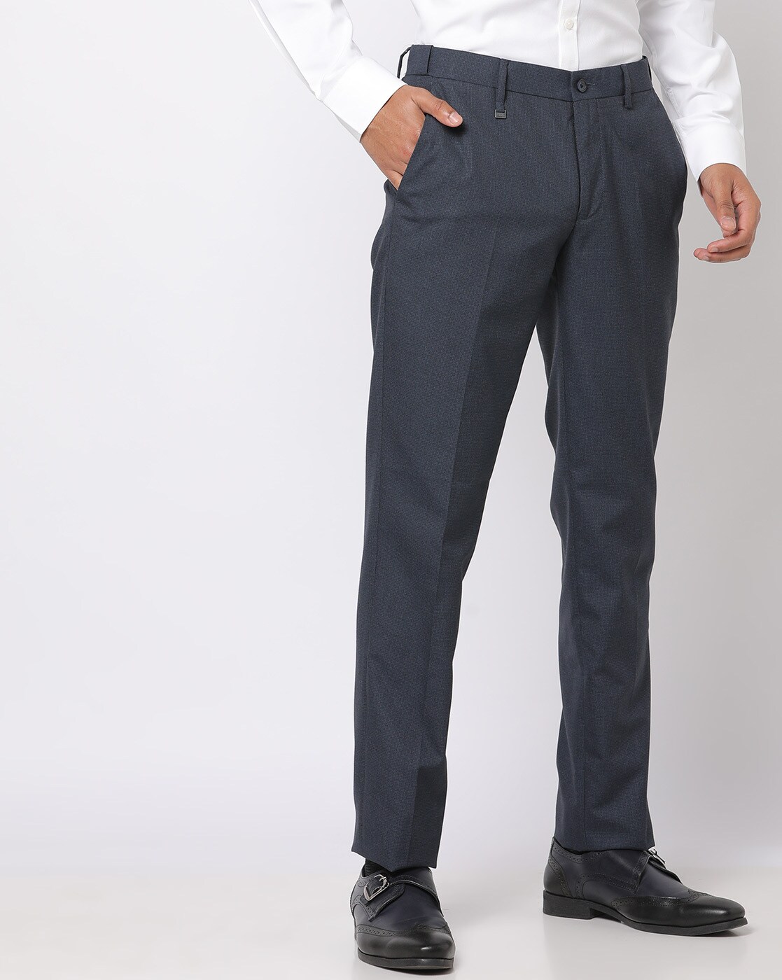 Buy Off-White Trousers & Pants for Men by NETWORK Online | Ajio.com