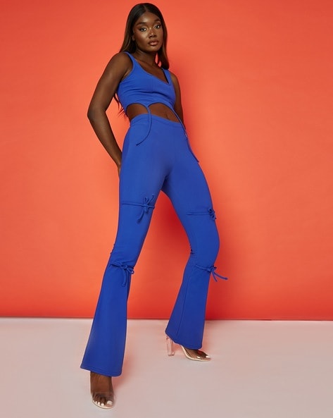 Buy Blue Trousers & Pants for Women by I Saw It First Online