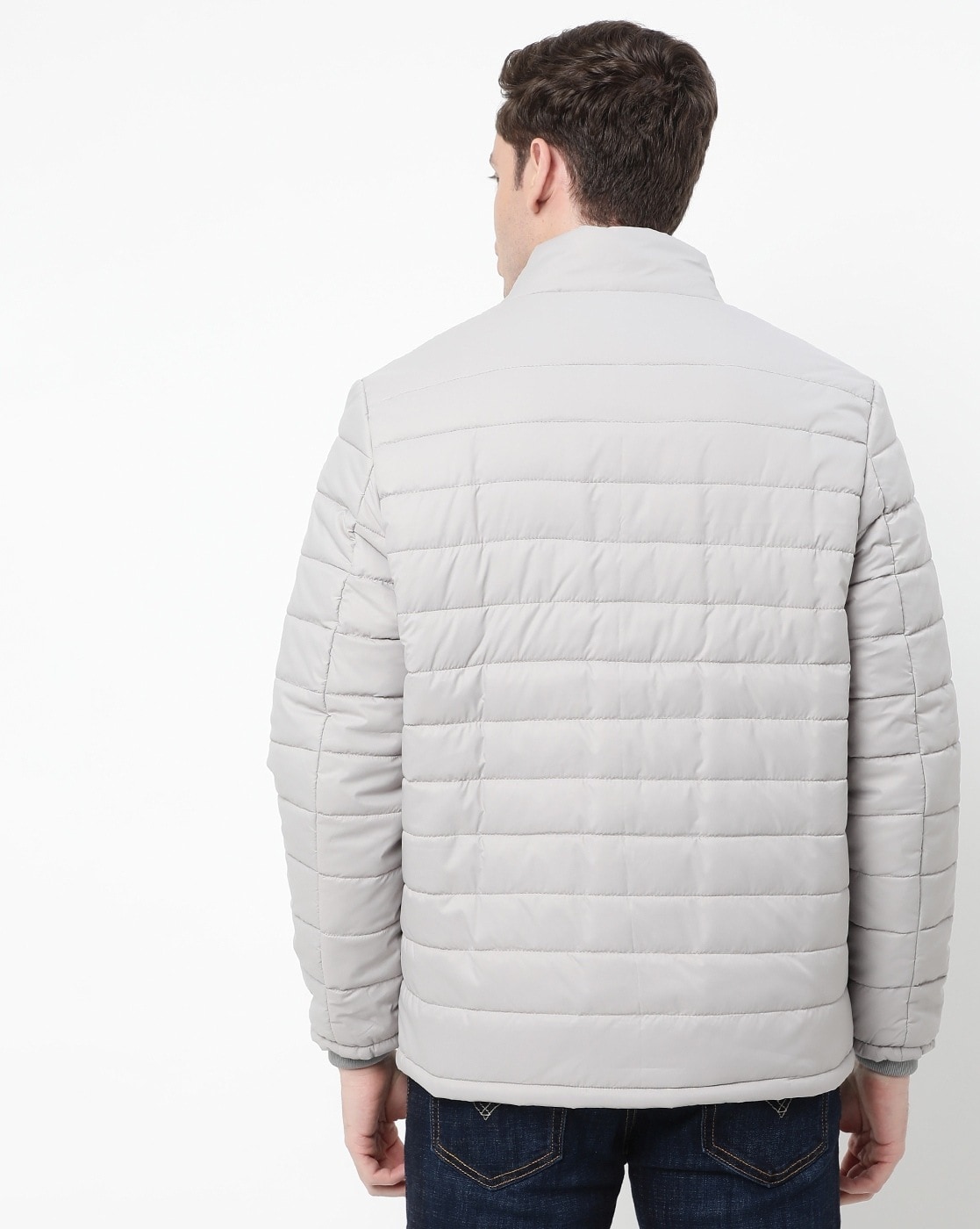 Buy Woodland Light Grey Regular Fit Regular Fit Jacket for Men Online @  Tata CLiQ