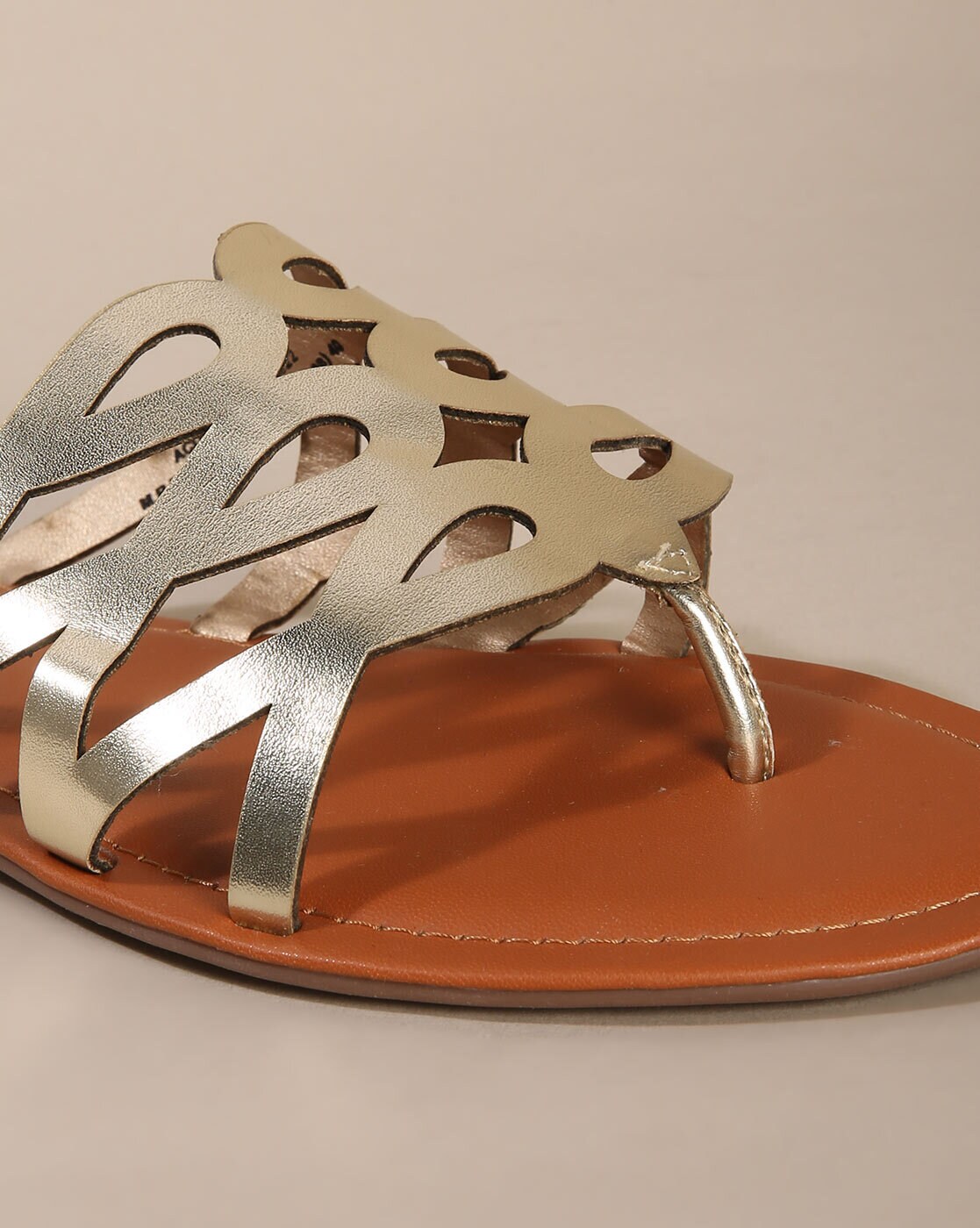 Women's Davinci Italian Dressy Leather Sandals Light Gold 2773