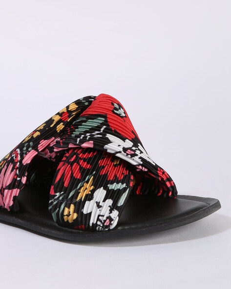 Floral slide sandals new arrivals