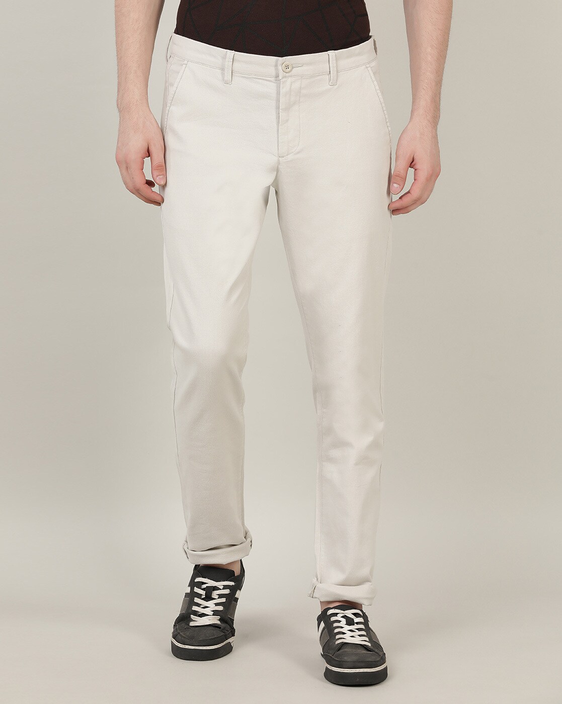 Buy Brown Trousers & Pants for Men by AJIO Online | Ajio.com