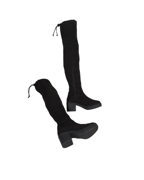 Truffle Collection Round-Toe Knee-Length Boots