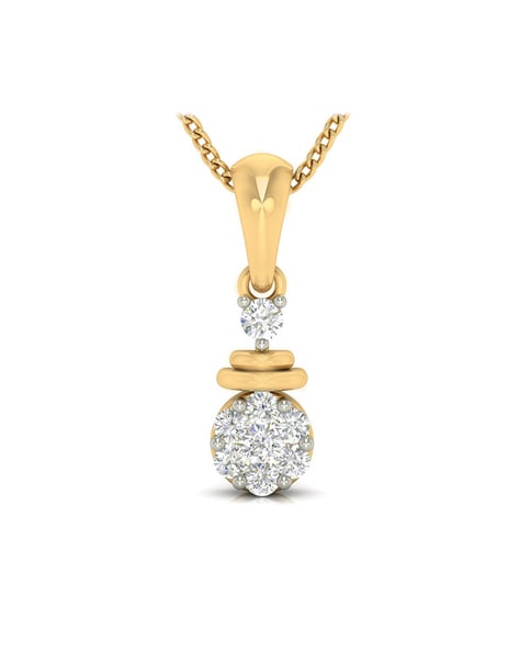 1 CT. Diamond Solitaire Pendant in 14K White Gold (J/I3) | Zales