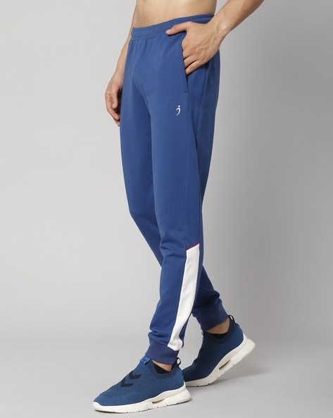 Men Ankle-Length Joggers with Elasticated Waist