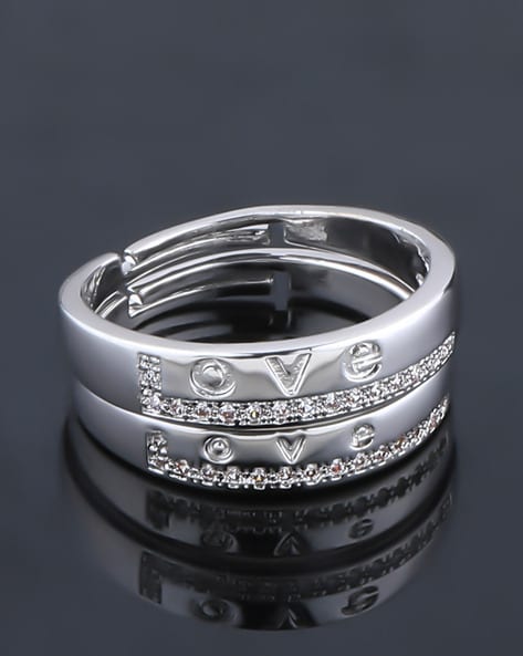 Gullei Custom Couples Promise Rings Set for Two Sterling Silver Wedding  Bands