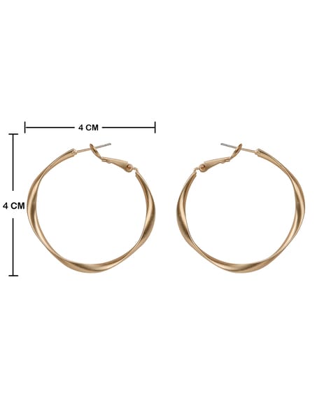 All Gold Hoop Earrings For Women Gold Earrings For Men 14k Real Gold Plated  Earrings  Fruugo IN