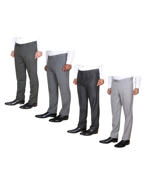 Buy Louis Philippe Grey Trousers Online  793940  Louis Philippe