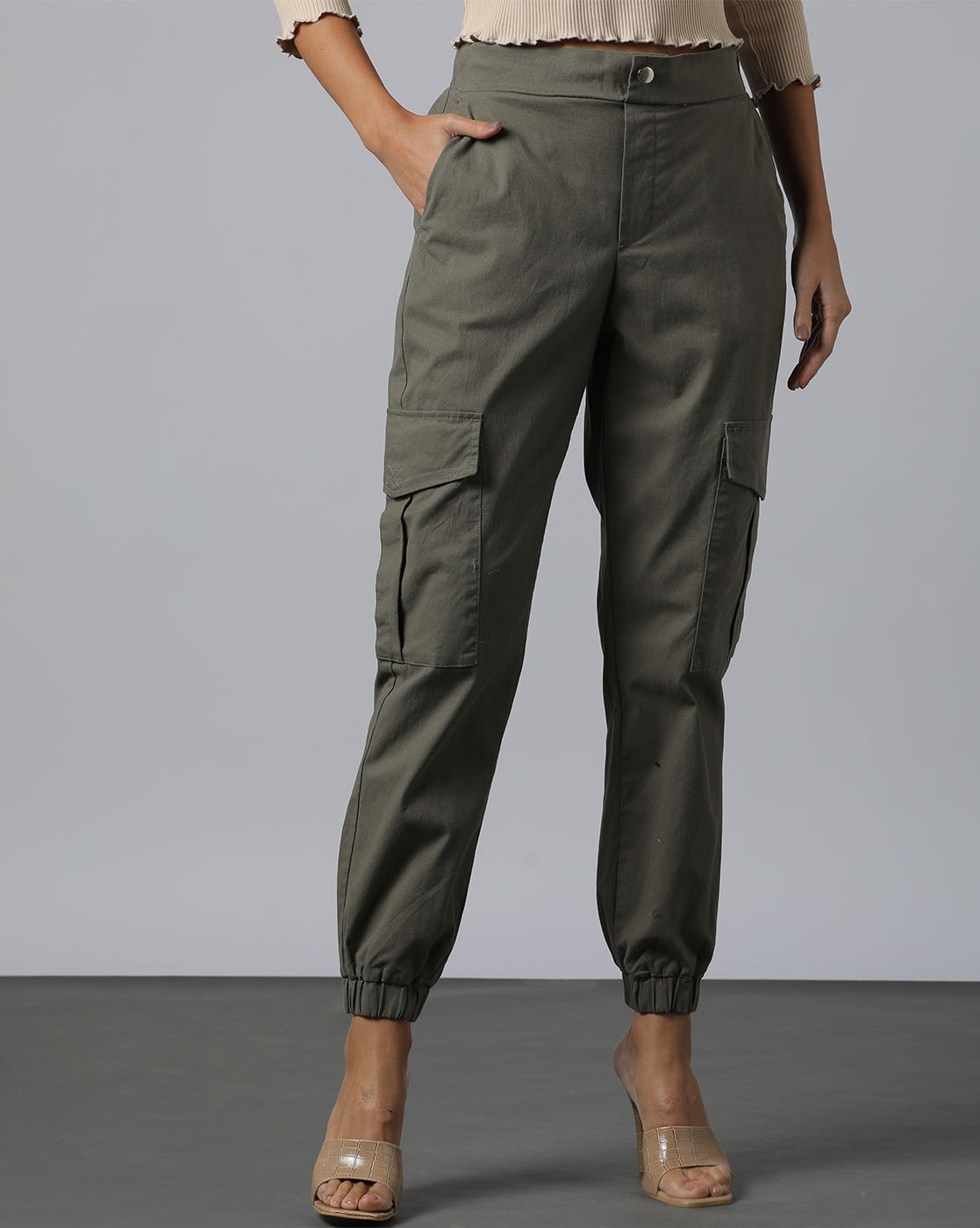 Buy Multi Track Pants for Women by INDIWEAVES Online | Ajio.com
