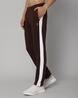 Maroon Track Pants With Zipper Pockets main image 0