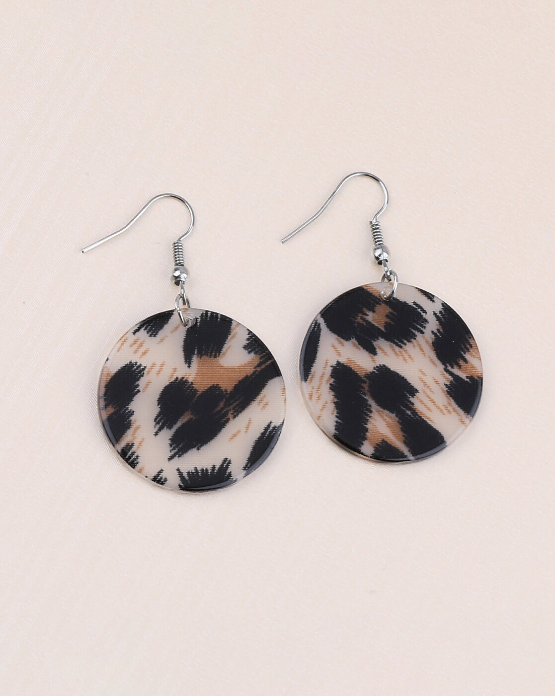 Francesca's Mina Animal Print Drop Earrings | Hamilton Place