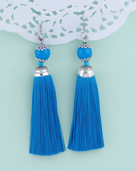 Long tassel hot sale earrings online