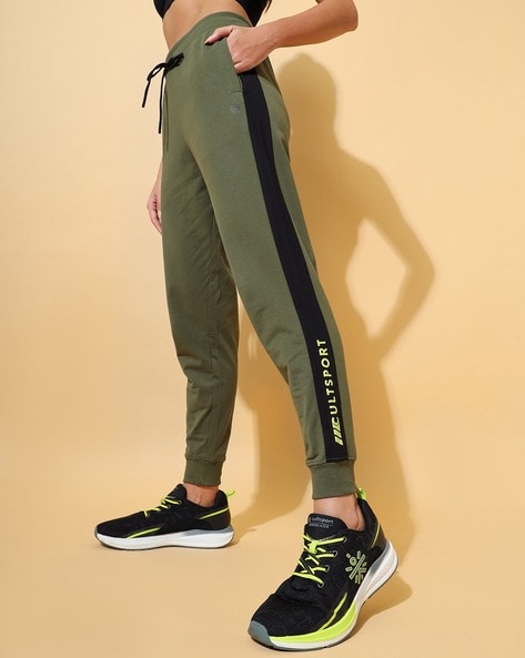 Women Joggers with Brand Logo