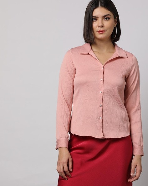 Buy Pink Shirts for Women by Outryt Online