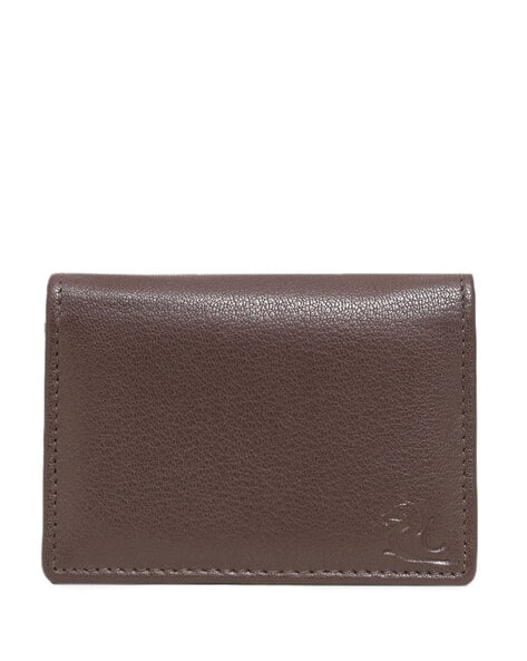 Kara Brown Leather Card Holder for Men