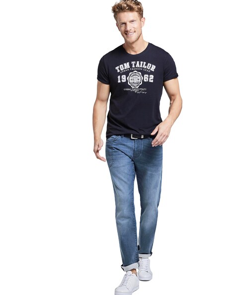 Buy Blue Navy Tshirts Tailor Men for Tom by Online