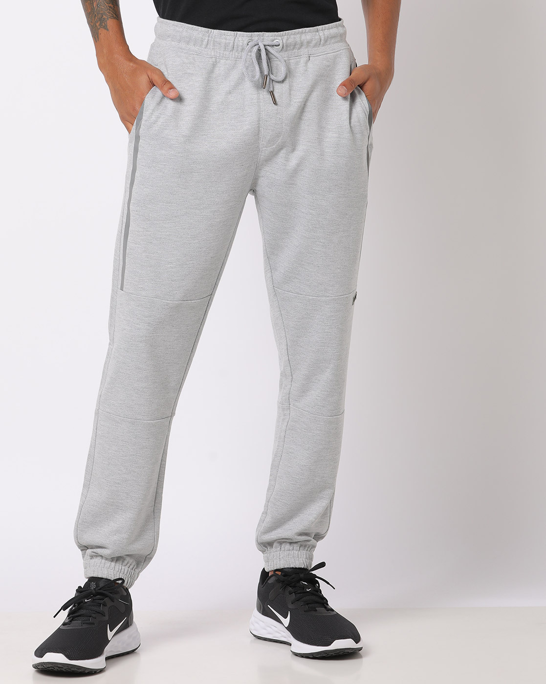 Buy Men Track Pants with Contrast Piping Online at Best Prices in India -  JioMart.