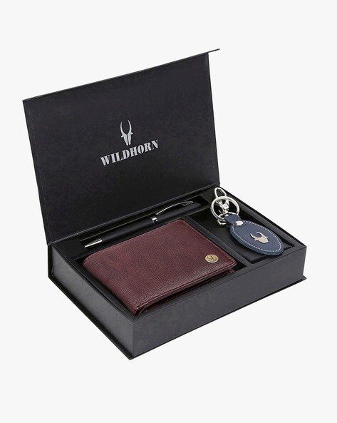 Wildhorn Gift Hamper for Men | Brown Wallet and Brown Belt Men's Combo Gift  Set | eBay