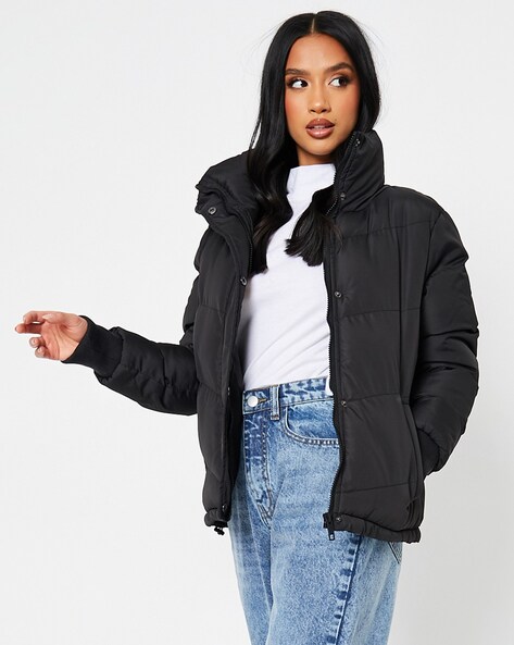 I saw it on sale first black denim jacket