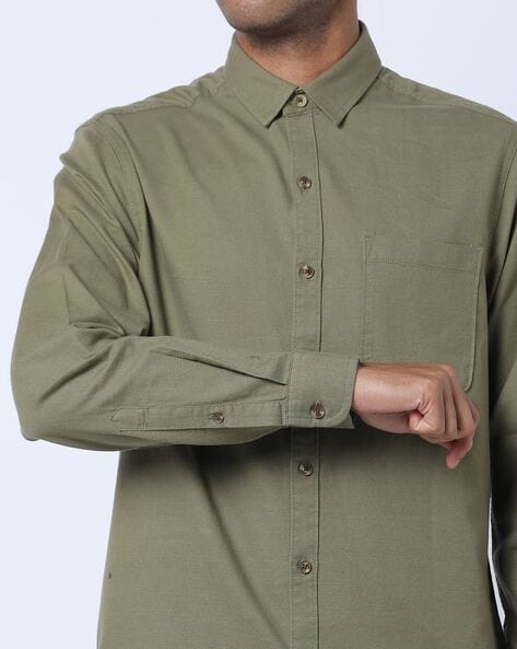 Buy Olive Green Shirts for Men by JOHN PLAYERS Online