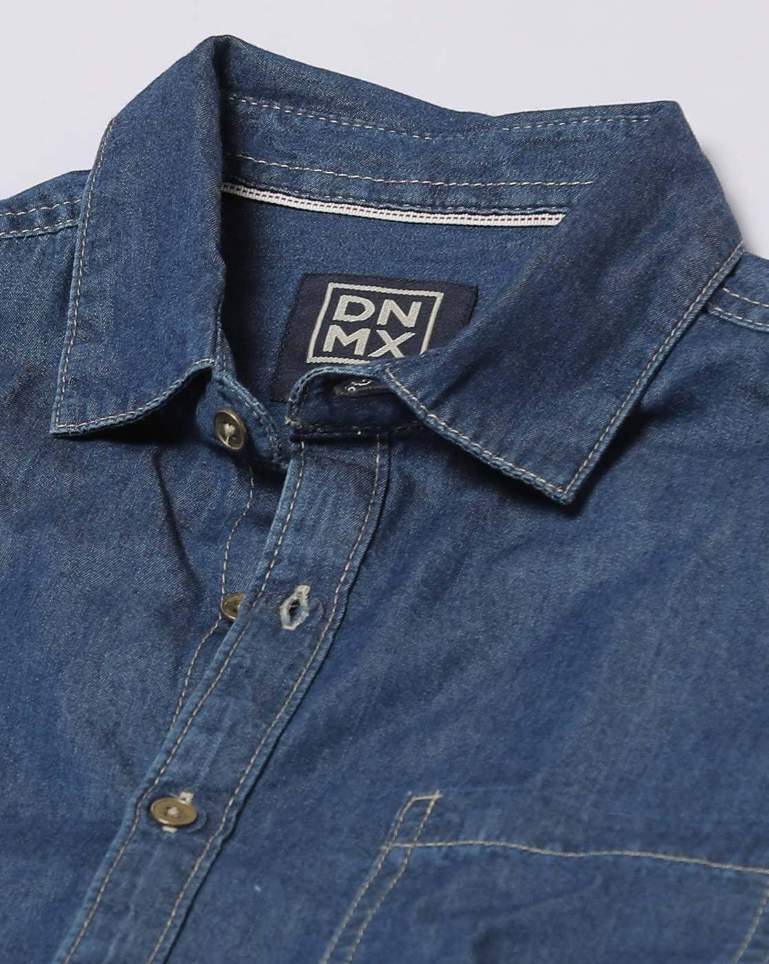 Buy Denim Shirt with Patch Pocket Online at Best Prices in India - JioMart.