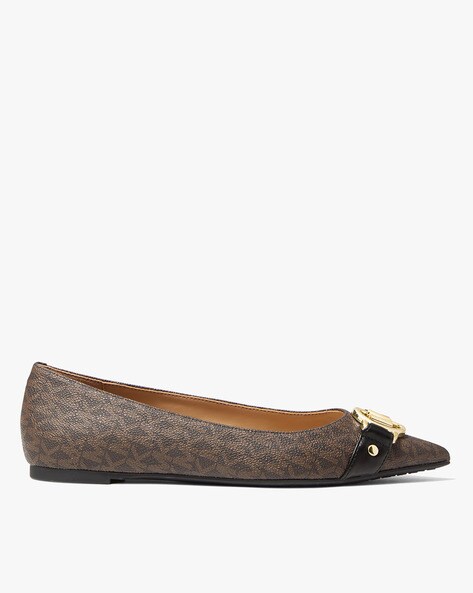 Buy Michael Kors Rory Flex Flats | Brown Color Women | AJIO LUXE