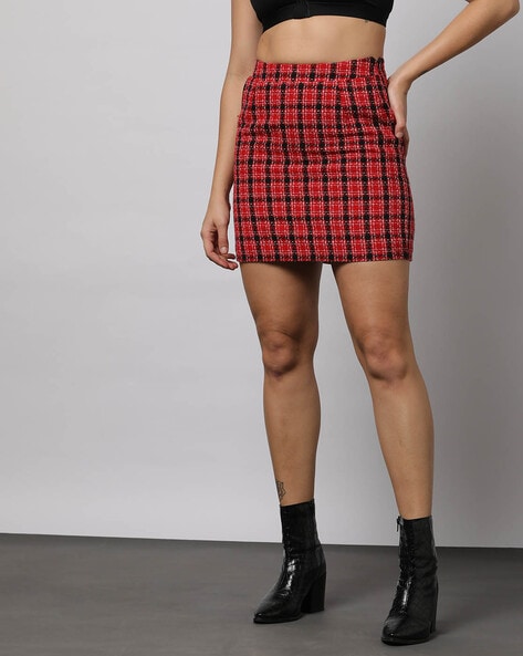 Tweed mini hotsell skirts for womens