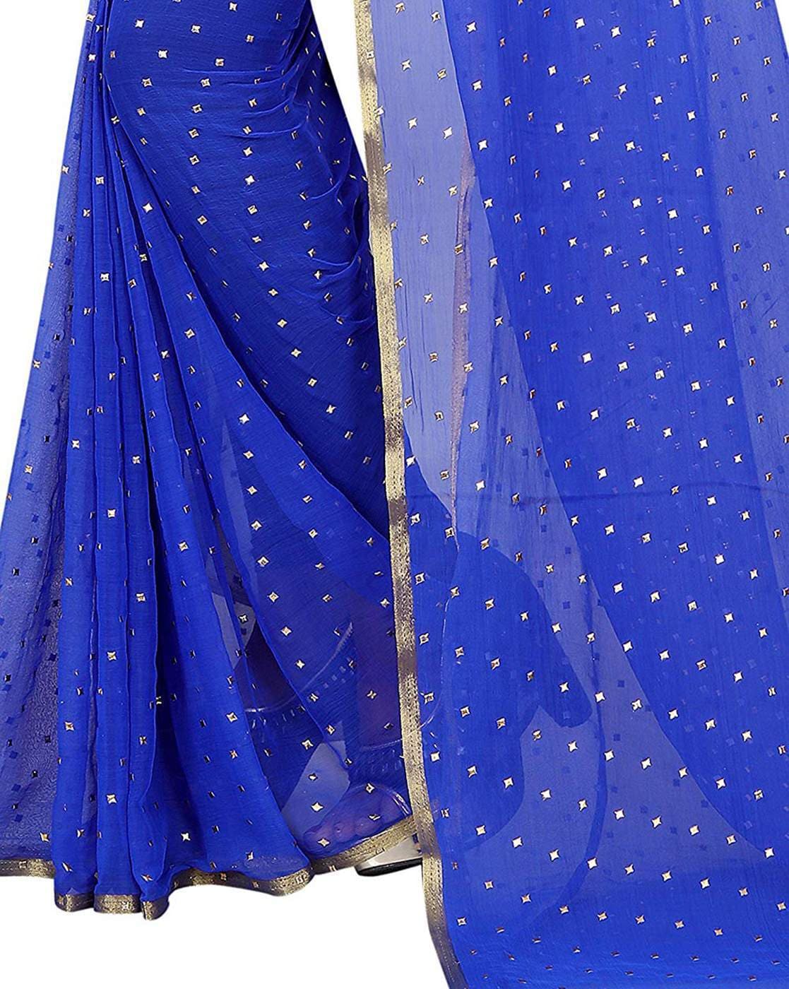 Buy Indigo Sarees for Women by Awriya Online