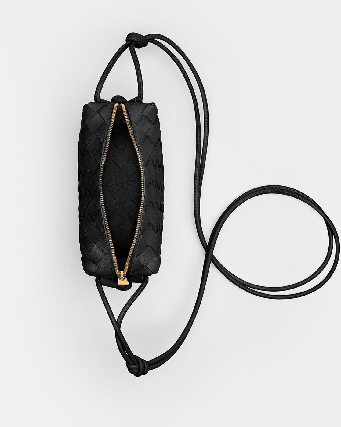 Bottega Veneta Women's Loop Mini Intrecciato Leather Cross-body Bag