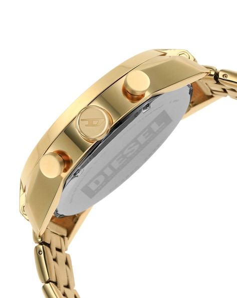 Buy DIESEL DZ4590 Split Color Men | | AJIO Watch Gold-Toned Multi-Function LUXE
