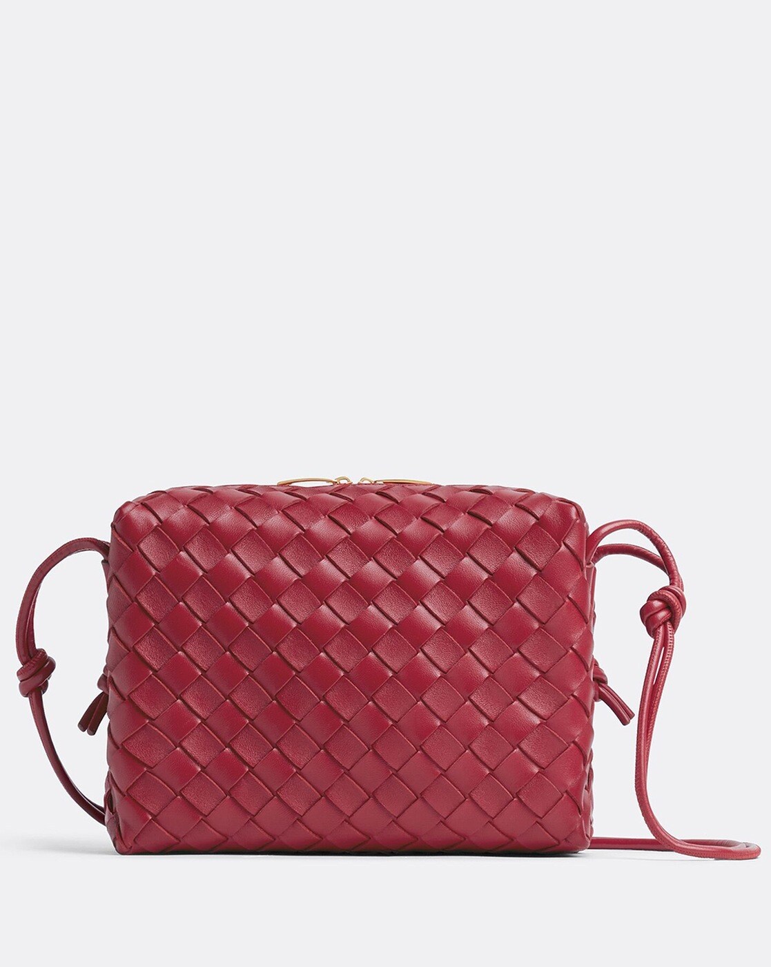 Bottega Veneta® Mini Loop Camera Bag in Apple Candy. Shop online now.