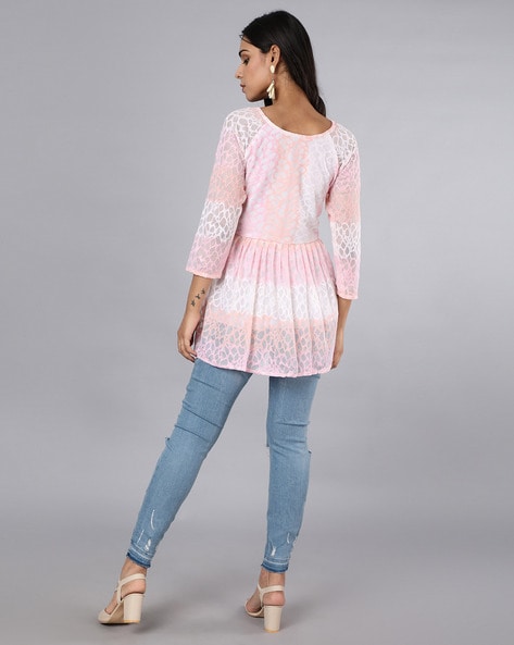 Buy Pink Tops for Women by GOSTYLE Online