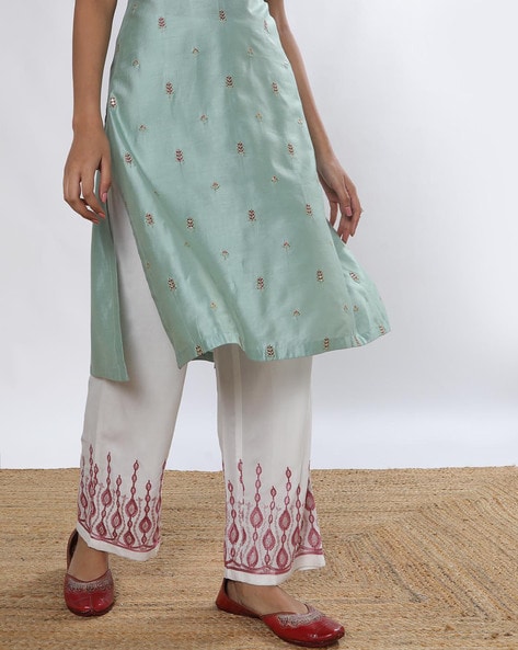 Printed Palazzo with Elasticated Waist Price in India