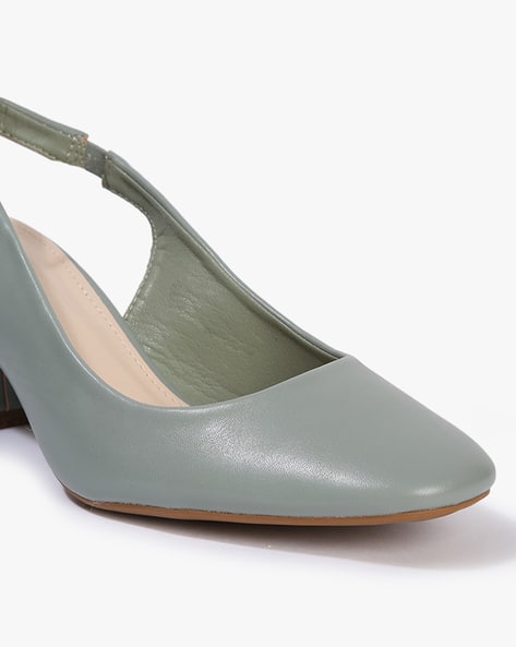 Buy Grey Heeled Shoes for Women by Outryt by AZORTE Online