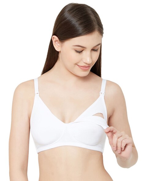 Buy White & grey Bras for Women by JULIET Online