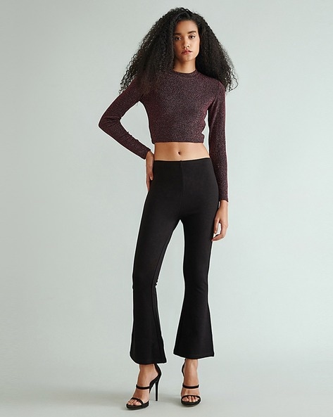 Ankle-Length Bootcut Pants