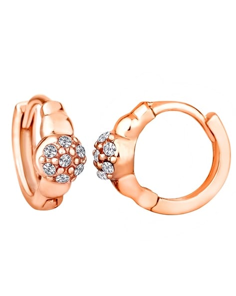 EFIA huggie hoop earrings rosegold-plated – Pilgrim