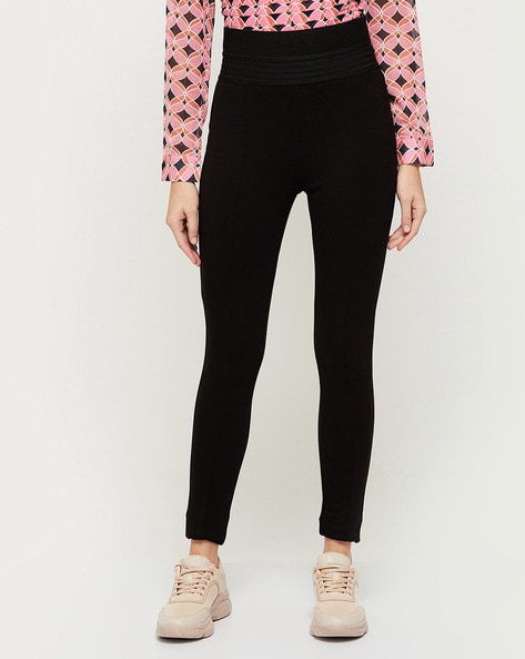 Buy Black Trousers & Pants for Women by max Online