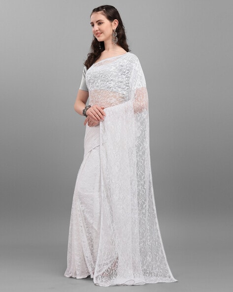 Eerafashionicing Thin White Laces for Dresses Sarees Thin White