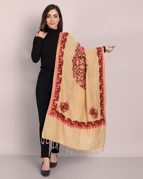 Paisley Embroidered Stole Price in India