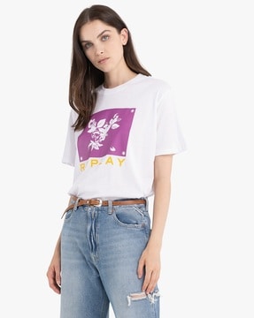 for Online by Tshirts Buy White REPLAY Women