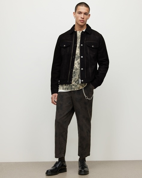 Oh G Mens Jacket Oil Slick Repair - Black Denim | Ksubi ++