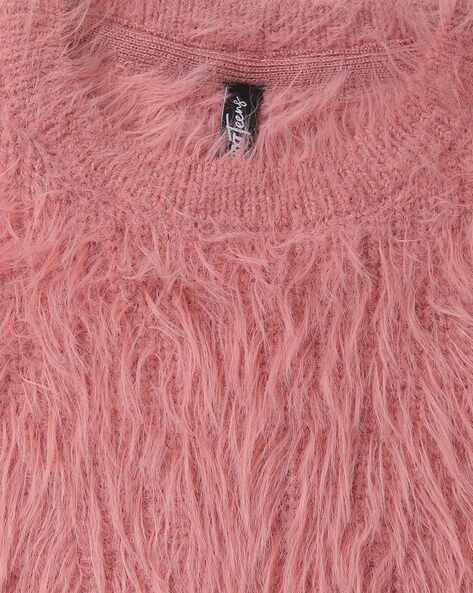 Furry sweatshirt hot sale