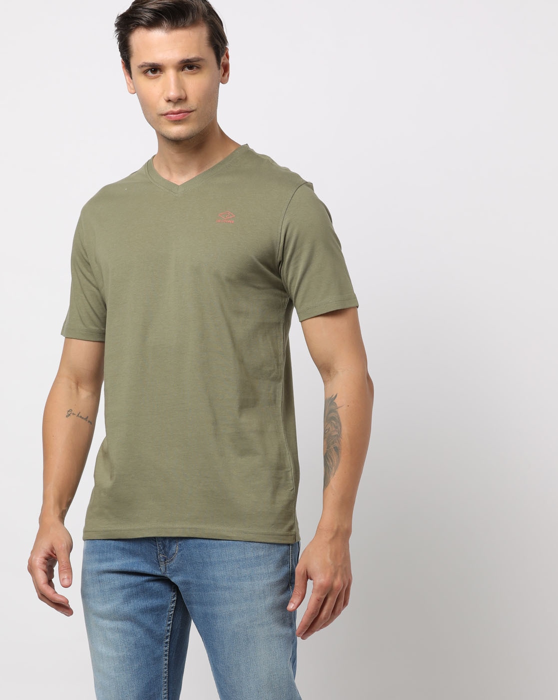 spole Twisted Frigøre Buy Olive Green Tshirts for Men by LEE COOPER Online | Ajio.com