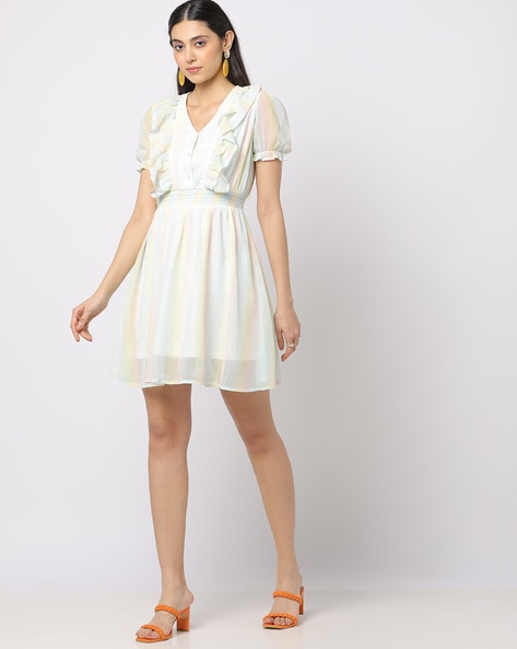 Buy Off White Dresses for Women by RIO Online