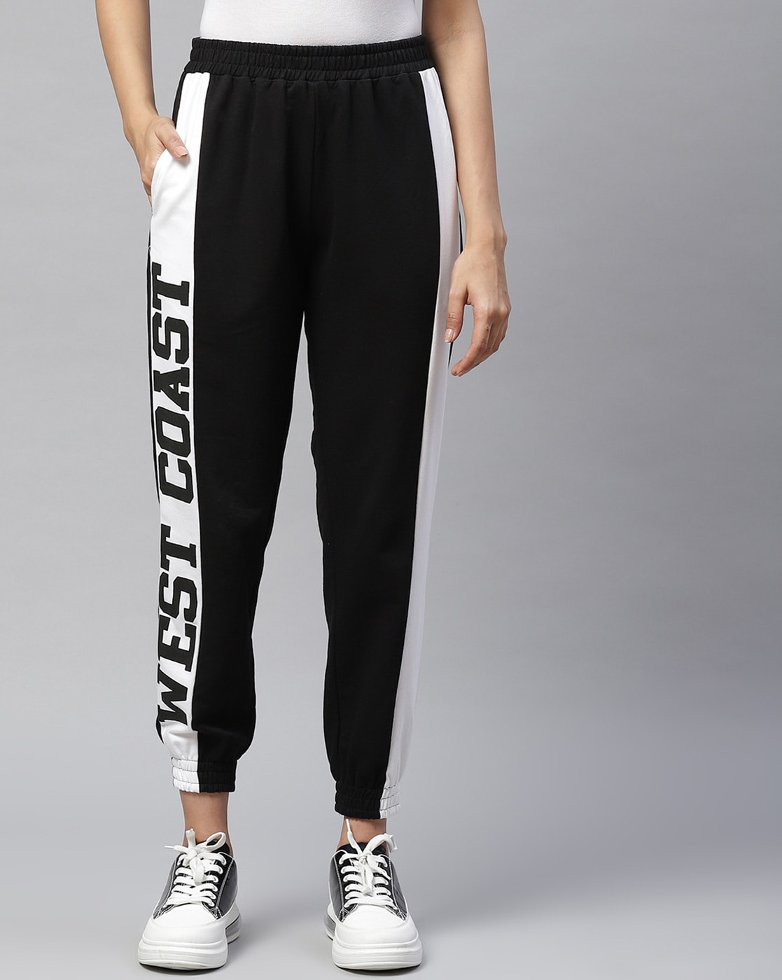 Buy Black Track Pants for Women by LAABHA Online