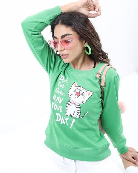 Ketch Graphic Print Round-Neck Sweatshirt